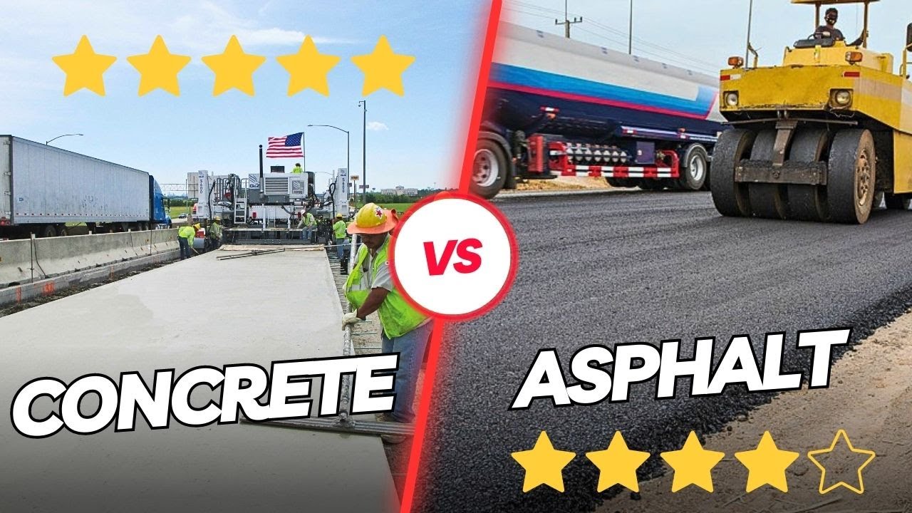 Concrete Road vs Asphalt Road: The Great Debate