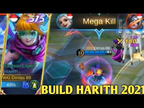 BUILD HARITH TERSAKIT 2021 TERBARU - BUILD TOP 1 GLOBAL - MOBILE LEGENDS INDONESIA
