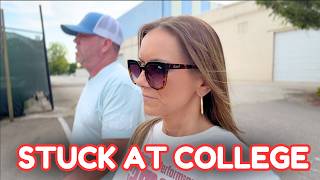SHE CAN'T MOVE OUT OF HER DORM TO COME HOME!  | Family 5 Vlogs