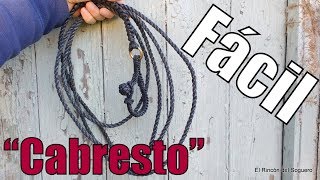 Cabresto de hilo negro El Rincón del Soguero