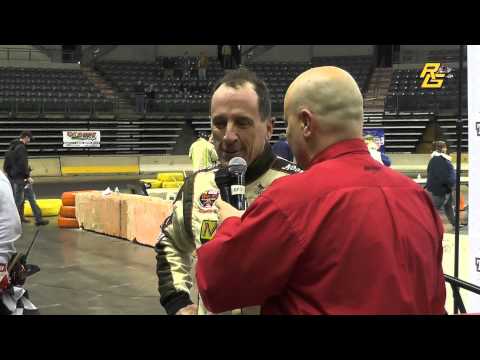 Ted Christopher TQ Twin 20 Victory Lane at Battle of Trenton 12-19-14