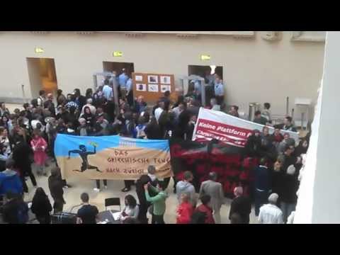 Ausnahmezustand: Studi-Blockade gegen Lagarde