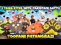 Flying 3 Tawa Kites with PAKISTANI Gattu | Kite Flying | Biggest kite Fighting 2026 | Kite vlogs
