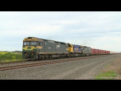7902V Mildura to Melbourne Containers - PoathTV Australian Trains & Railways