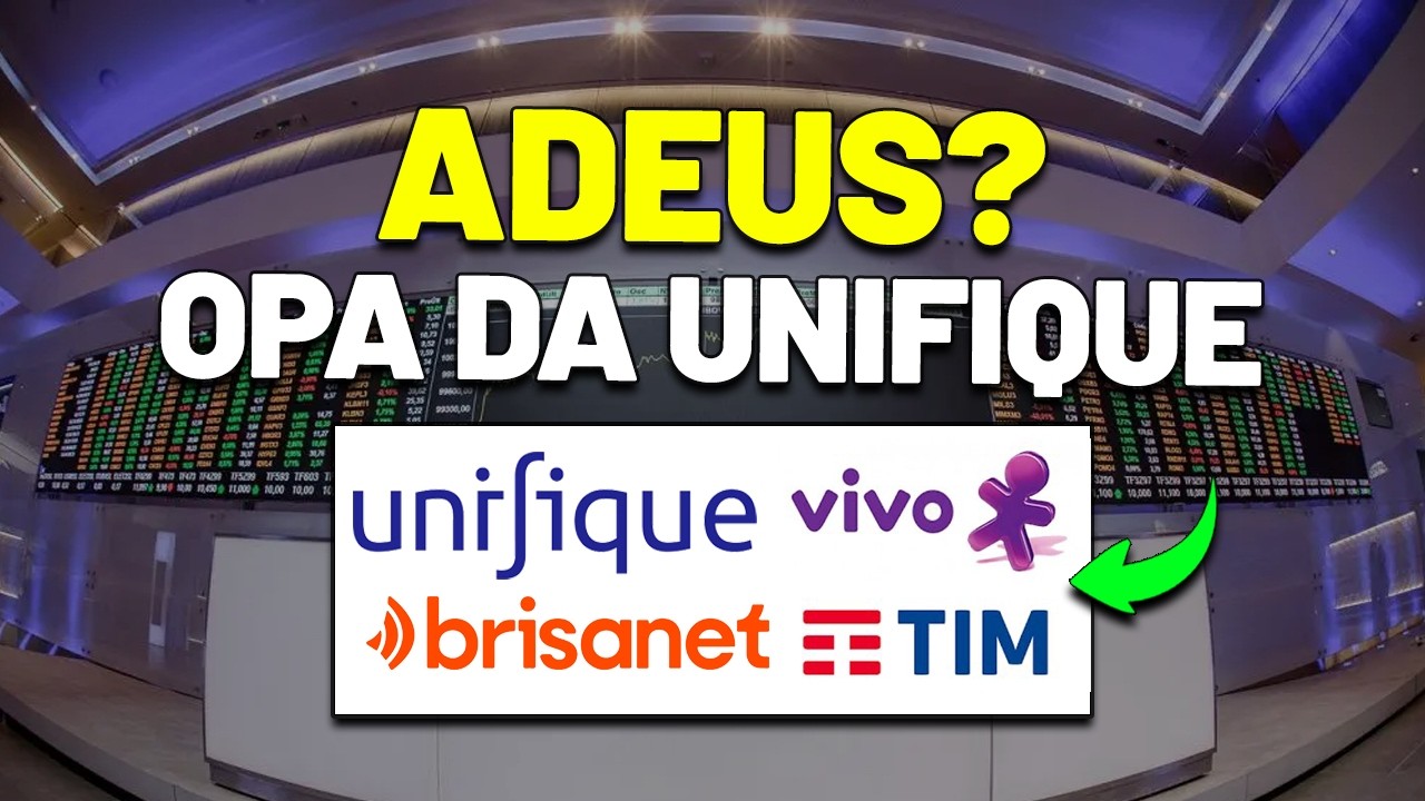 A UNIFIQUE IRÁ SAIR DA BOLSA? TIM e VIVO COM 10-12% DE DIVIDEND YIELD ESPERADO? TIMS3, VIVT3 e FIQE3