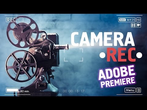Adobe Premiere CC Tutorial Camera REC Black White Video Effect