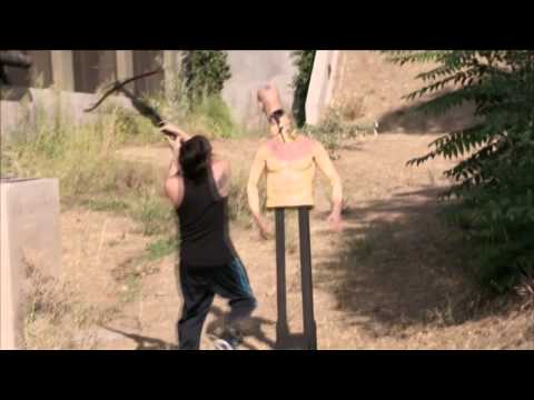 Norman Reedus First Ever Crossbow Training