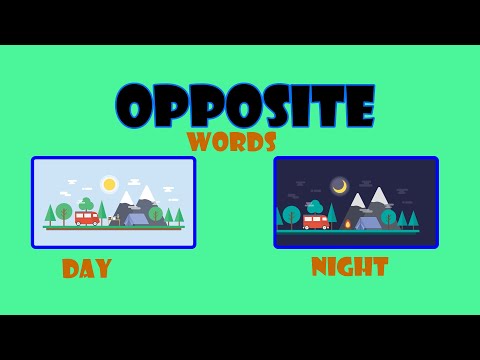 Opposite Word in English Part -2 | Learn Opposite Word