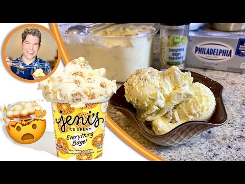 DIY Everything Bagel Ice Cream | Jeni's Ice Cream | Homemade Ice Cream