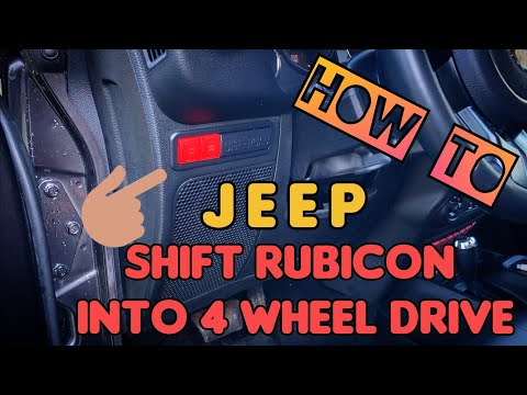 [ How to ] Use Wrangler Rubicon JK Rock-Trac 4 Wheel Drive System / Lockers / Sway Bar Disconnect.