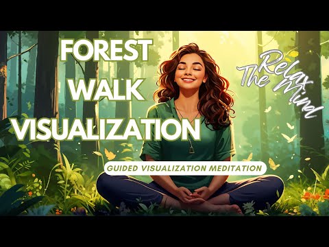 10 Minute Forest Walk | Guided Visualization Meditation | Relax The Mind