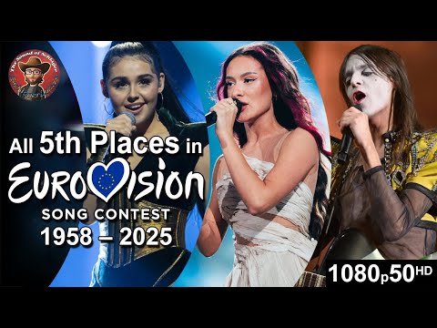 All 5th Places in Eurovision Song Contest (1958-2025)