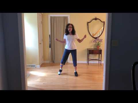 Bullfrog On A Log -  L2 Line Dance Lesson & Dance Along - Music @ 4:34