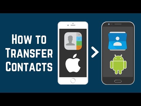 How to Transfer Contacts from iPhone to Android