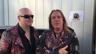 Michael Kiske and Andi Deris @ the Sweden Rock Festival 2018