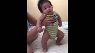 Baby AJ dancing to OMI (feat. Busy Signal) Color of My Lips