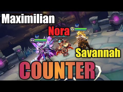 Counter Maximilian Nora Savannah Siege Battle Summoners War STC Channel