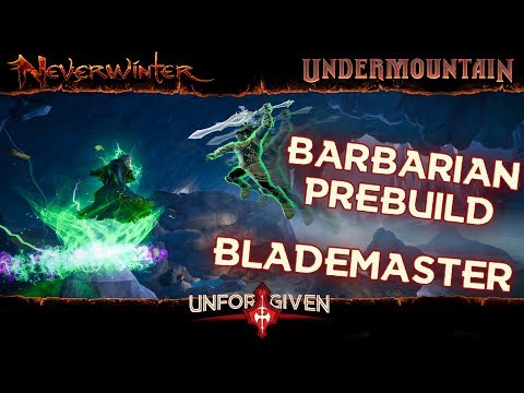 Neverwinter Mod 16 - PRE BUILD Barbarian Blademaster Gear Stats Caps Boons Pets Insignias (1080p) Video