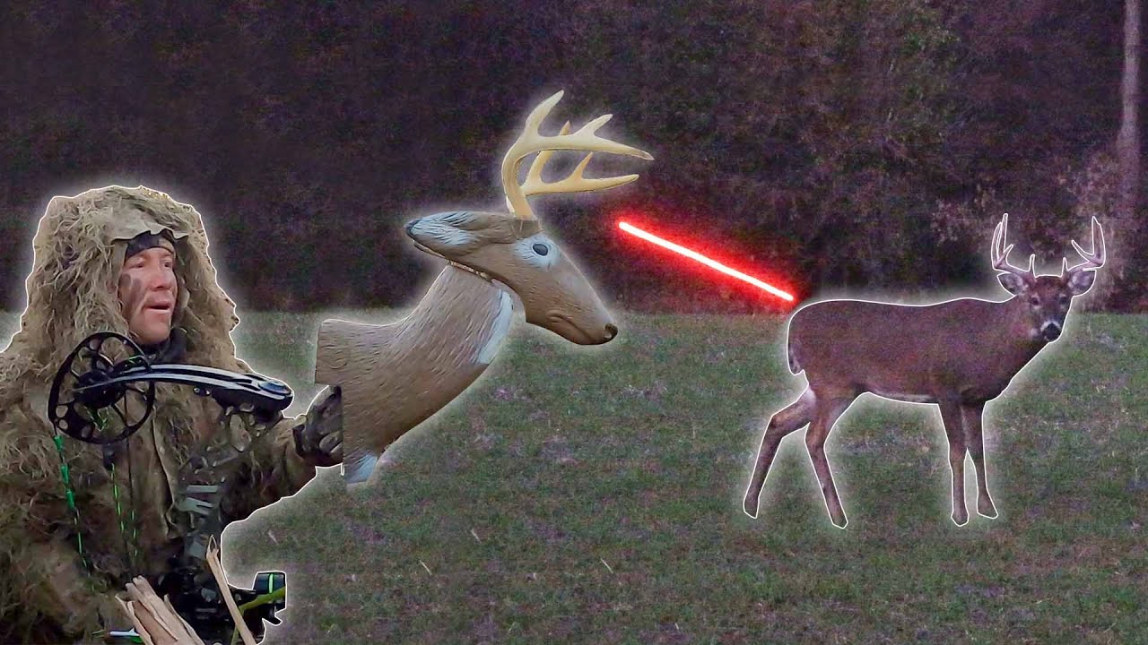 Buck Down From The Ground! Ghillie Suit NO BLIND!