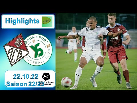 Highlights: AC Bellinzona vs Yverdon - Sport FC (22.10.2022)