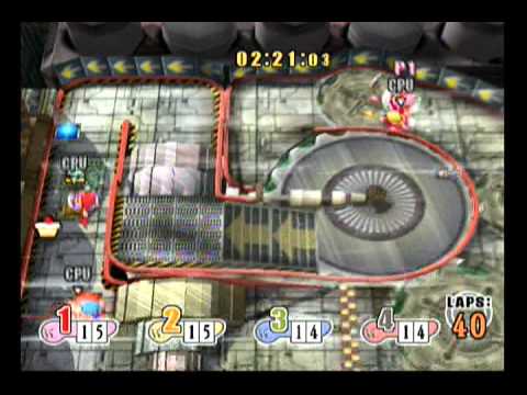 Kirby Air Ride - Top Ride Metal stage - Beating Level 5 CPUS