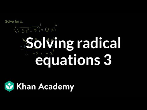 Solving Radical Expressions 3