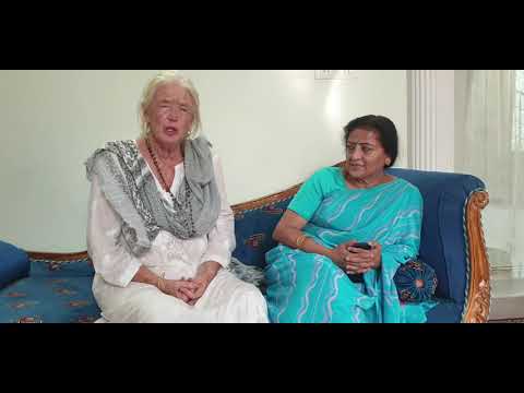 Usha Negi (Chairperson UKSCPCR) and Dr. Prabhavati | Ramana's Garden Children's Home