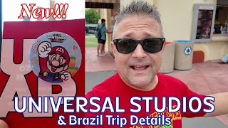 Universal Studios Florida Is Packed! Brazil Travel Tomorrow! Details About Our Trip!