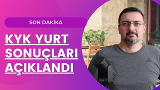 SON DAKİKA! KYK YURT SONUÇLARI AÇIKLANDI