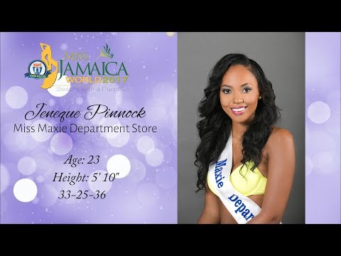 Miss Jamaica World 2017 Contestant #18 Jeneque Pinnock