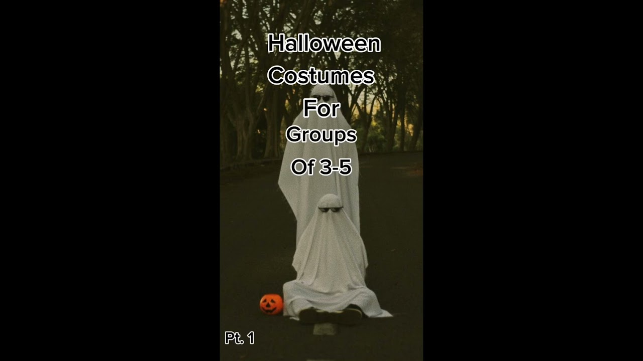 Halloween costumes for groups of 3-5 (pt 1 ) 🎃