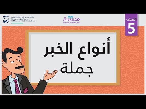 أنواع الخبر /جملة