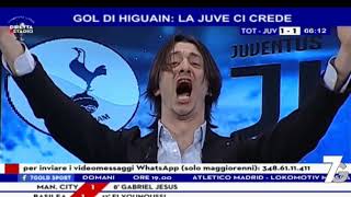 Download lagu DIRETTA STADIO CL | Tottenham - Juventus 1-2 | Juve ai quarti, Oppini bacia Moggi! mp3