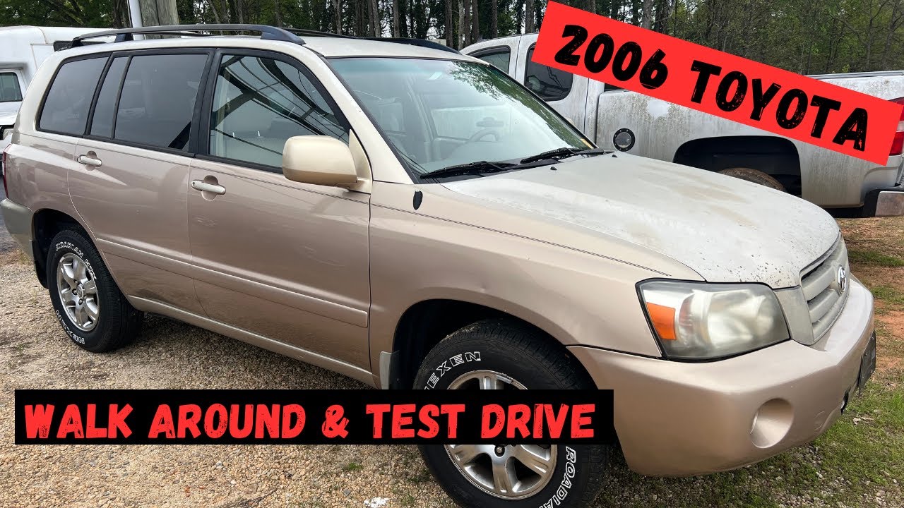 2006 TOYOTA HIGHLANDER WALK AROUND TEST DRIVE ...