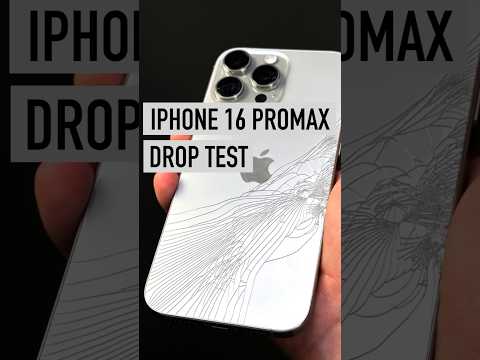 iPhone 16 Pro Max Drop Test