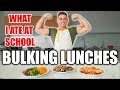 TOP 3 Muscle Building Meals | What I Ate At School To Grow