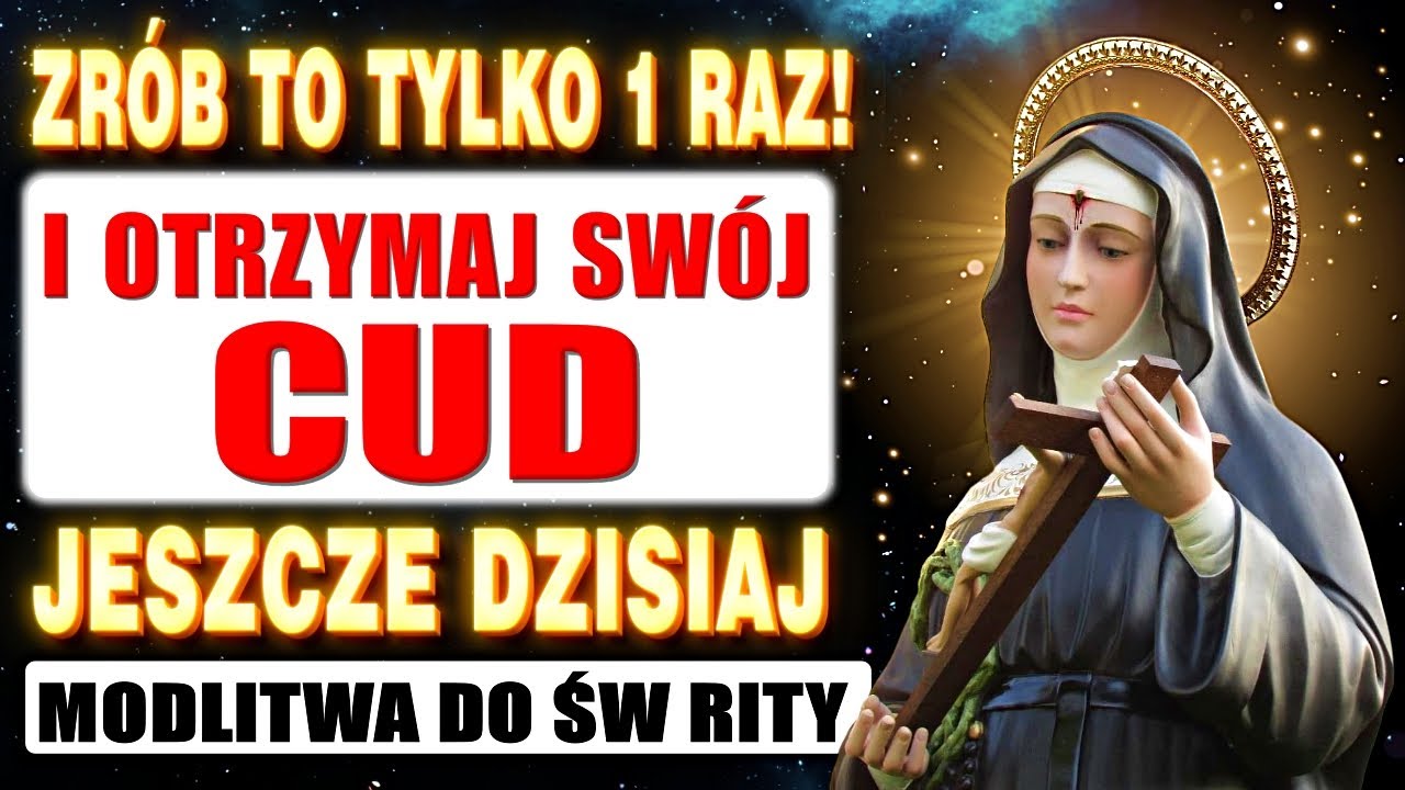 💖BARDZO MOCNA MODLITWA DO ŚWIĘTEJ RITY - ZRÓB TO, A ZOBACZYSZ, ŻE ZDARZY SIĘ CUD🛑