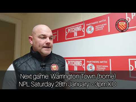 Nantwich Town (away) Post-match reaction with Neil Reynolds & Alex Wollerton Tues 24th January '23