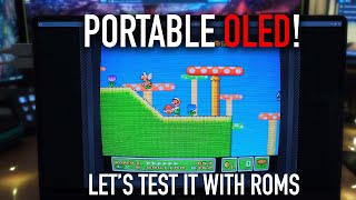 Portable OLED? Let's Play Some Emulators! INNOCN 15A1F 15.6" OLED Monitor