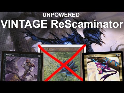 SCAMMING ON A BUDGET! Vintage Dimir ReScaminator. Unpowered for Eternal Weekend! MTG