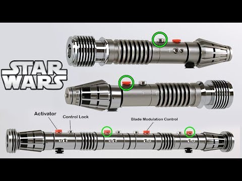 Every BUTTON and SWITCH on Darth Maul's Lightsaber and What They Do - Star Wars Explained