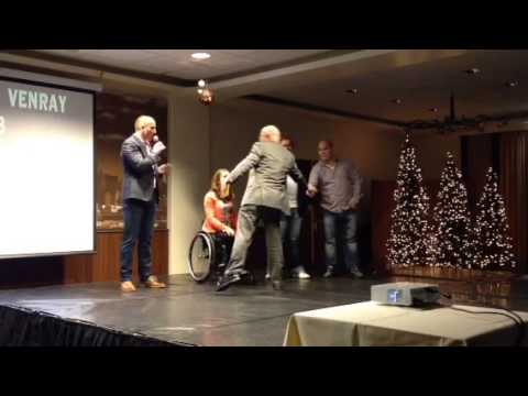 Sportgala venray 2013. Sporter met beperking.