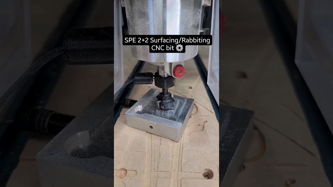 CNC Wasteboard Surfacing @OnefinityCNC #spetool #cncmachines #cncbits #cnc #wasteboard #maker