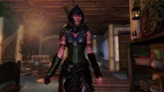 skyrim dress mod: Эльфийская броня скаута Elven Scout Armor