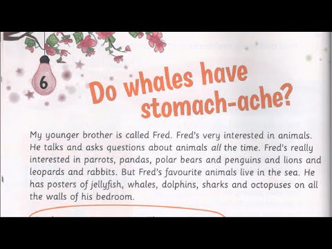 STORYFUN 4 - UNIT 6 - DO WHALES HAVE STOMACH-ACHE? | SHORT ENGLISH STORY FOR KIDS | HARRY TRAN