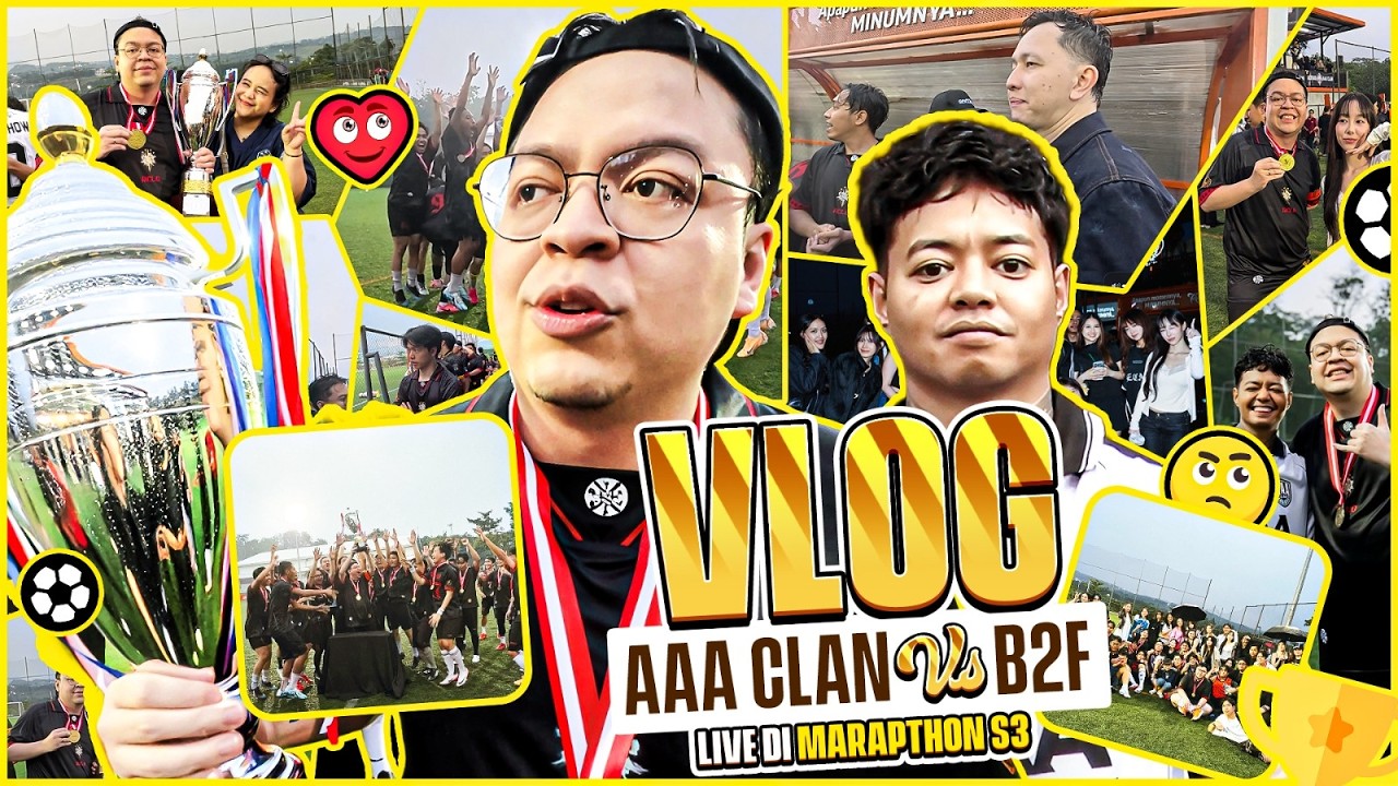 KEMENANGAN PIALA PERTAMA B2F - DI TANDING BOLA AAACLAN VS B2F - DAILY VLOG DEANKT
