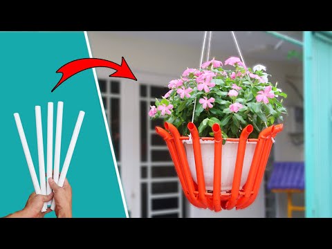 Amazing ideas for Making Flower Pot Recycling plastic Bottles into flower Pot