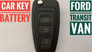 Ford Transit custom 2018 Key fob Battery Replacement How to change batterie tourneo van connect