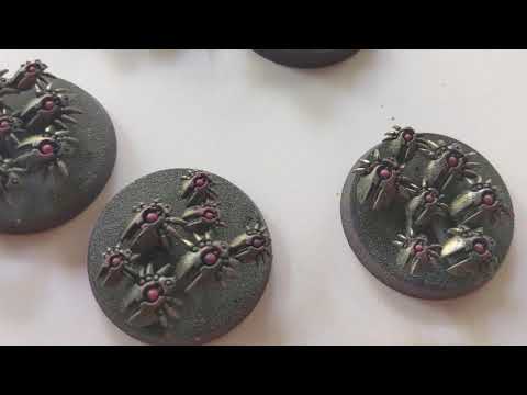 Warhammer 40k Necron Canoptek Scarab Swarms  Indomitus Box Quick Paint