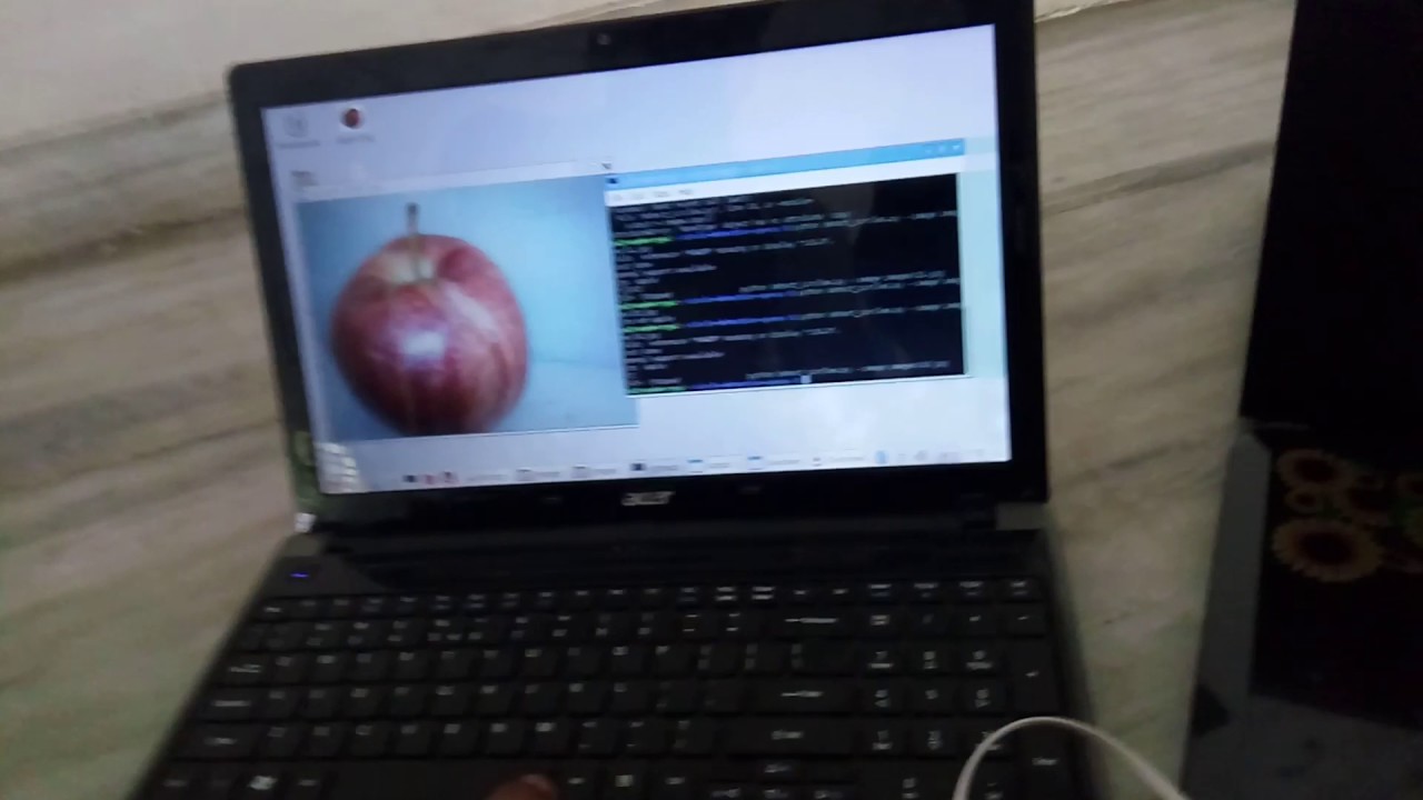 Smart Fruit Classifier Part 1-  Fruit identification using webcam and openCV